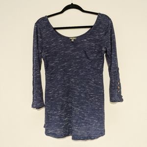 $$$ Lilly Rose knitted casual blouse blue small